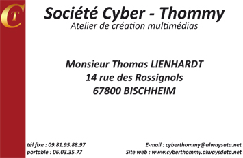 cyberthommy-cartes de visite